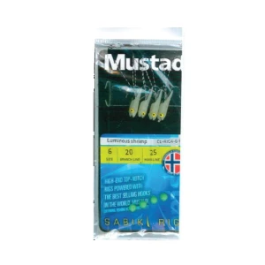 TAPARINA MUSTAD LUMINOUS SHRIMP NR.4 4BUC/PLIC TAPARINA MUSTAD LUMINOUS SHRIMP NR.4 4BUC/PLIC