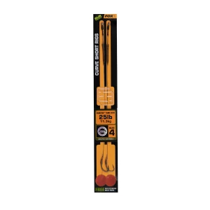 Carlige Legate Fox Edges Curve Short nr 2 Camotex Semi Stiff Coated braid  35lb 2 buc Carlige Legate Fox Edges Curve Short nr 2 Camotex Semi Stiff Coated braid  35lb 2 buc