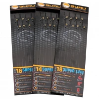 Carlige Legate GURU Super LWC Bait Band Rigs, Nr.12, 0.17mm/15cm, 8buc/pac