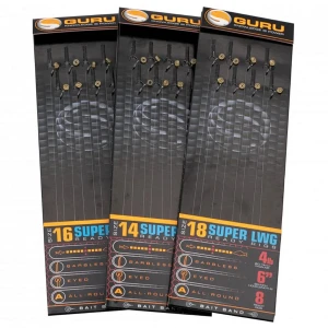 Carlige Legate GURU Super LWC Bait Band Rigs, Nr.20, 0.11mm/15cm, 8buc/pac