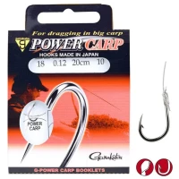 Carlige Legate Gamakatsu Power Carp Nr.10 10buc/plic