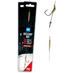 Carlige Legate Nash Big Carp Rig Barbed, 25lbs, nr.2, 1buc/plic Carlige Legate Nash Big Carp Rig Barbed, 25lbs, nr.2, 1buc/plic