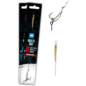 Carlige Legate Nash Multi Rig Barbed, 20lbs, nr.6, 1buc/plic Carlige Legate Nash Multi Rig Barbed, 20lbs, nr.6, 1buc/plic