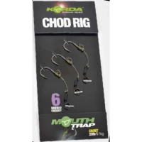 KORDA MONTURA CHOD RIG SCURT NR.4/20LB 3BUC/PL