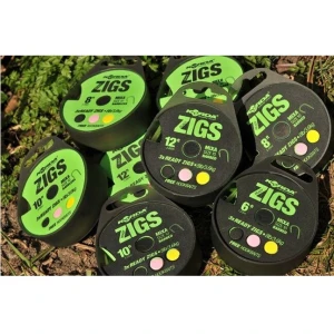 MONTURA KORDA READY ZIGS BARBED, NR.10/8LBS, 3BUC/ROLA 240CM