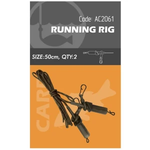 Montura Crap Orange Running Rig Kaki 20kg, 50cm, 2buc/pac Montura Crap Orange Running Rig Kaki 20kg, 50cm, 2buc/pac
