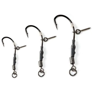 Montura Extra Carp Ronnie Rig 777P Cu Surub, Nr.8, 3buc/pac Montura Extra Carp Ronnie Rig 777P Cu Surub, Nr.8, 3buc/pac