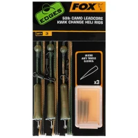 Montura Fox Camo Leadcore Kwk Change Heli Rig 75cm, 50lbs, 3buc/pac