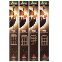 Montura KORDA Carp Rig Dark Matter Wide Gape + Free Extenda Stops, Barbless, 1buc/blister Nr.2/30lbs