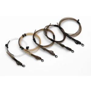 Montura Plumb Pierdut KORDA Dark Matter Leader Hybrid Clip, Clay, 30lbs, 1m