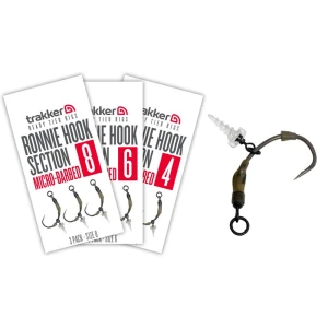 Montura TRAKKER Ronnie Rig, Micro Barbed, Nr.4, 3buc/pac