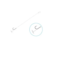 Montura feeder Delphin FLR Quickstop / 6buc 8cm carlig 8 Montura feeder Delphin FLR Quickstop / 6buc 8cm carlig 8