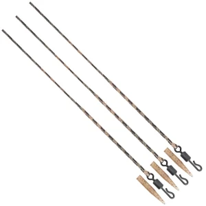Monturi FOX Edges Camo Submerge Leaders 40lb + Conuri Antitangle, 3buc/pac