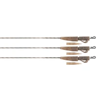 Monturi Plumb Pierdut Fox Edges Camo Submerge Lead Clip Leaders 30lb, 3buc/pac