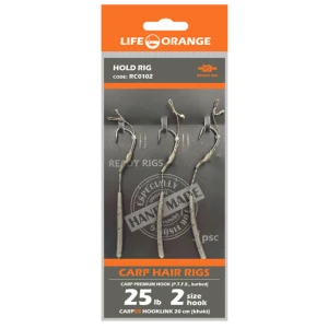 Rig Crap Orange Series 1 No.2 25Lb Crap Hair Rigs 3buc/pac Rig Crap Orange Series 1 No.2 25Lb Crap Hair Rigs 3buc/pac