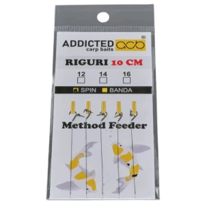 Carlige Legate ADDICTED Carp Baits, Nr.12, 10cm, 5buc/pac Carlige Legate ADDICTED Carp Baits, Nr.12, 10cm, 5buc/pac
