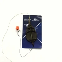 Montura Feeder Fl Method Fara Tija 40g Carlig Nr 6 Spin 10mm Cu Porumb Flotant E M