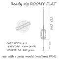 Montura Crap Orange 60gr Method Roomy Flat 60g, No.4 Montura Crap Orange 60gr Method Roomy Flat 60g, No.4