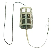 Montura Crap Orange Cu Cosulet Feeder In-line 40g, No.4 Montura Crap Orange Cu Cosulet Feeder In-line 40g, No.4