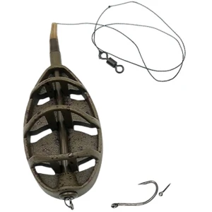 Montura Method Feeder FISH PRO Fortis XL, 55g, 0.20mm, Carlig 4 ( Spin )