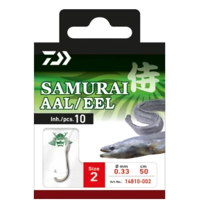 CARLIGE DAIWA SAMURAI EEL Nr.8 10BUC/PLIC CARLIGE DAIWA SAMURAI EEL Nr.8 10BUC/PLIC