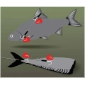 Kit Fox Rage Predator Twin Treble Trace, 30cm, 40lb, Size 6 Barbed, 1buc/pac Kit Fox Rage Predator Twin Treble Trace, 30cm, 40lb, Size 6 Barbed, 1buc/pac