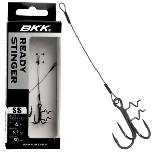 Montrura BKK Spear Stinger 7x7 Wire Zander Ready Stinger Rig, 7cm, 0.36mm, Nr.6, 7kg, 2buc/pac