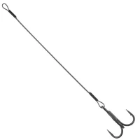 Montrura BKK Spear Stinger HD 7x7 Wire Pike Ready Stinger Rig, 14cm, 0.9mm, Nr.2/0, 46.5kg, 1buc/pac