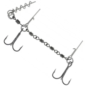 Montura Mikado Stinger Jaws Double Evo, 25kg, Nr.1/0, 1buc/plic