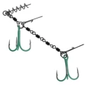 Montura Mikado Stinger Jaws Double Evo Fluo, 25kg, Nr.1/0, 1buc/plic Montura Mikado Stinger Jaws Double Evo Fluo, 25kg, Nr.1/0, 1buc/plic