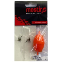Montura Mostiro Clean / Pastrav, 2Muste + Buldo, Carlig Nr.8