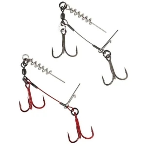 Montura SAVAGE GEAR Carbon Corkscrew Stinger, 31Kg, Nr.2-2/0, 2buc/pac