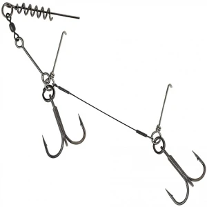 Montura Savage Gear Titan Corkscrew, 2 Ancore, Nr.1/0