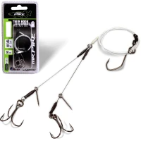 Quantum Mr. Pike Ghost Traces Bait-release-rig White  Carlig Nr 4 50cm 1pcs
