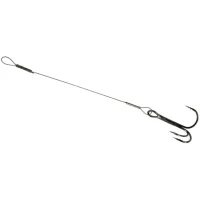 Stinger Dam Effzett 7x7 Uncoated Stinger Silver Spinning System, Nr.2, 11cm, 15kg, 2buc/pac 
