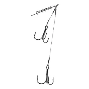 Struna Jaxon Sumato cu Ancore si Spirala X2, 14cm, 15kg