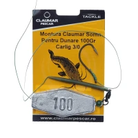  Montura Claumar Somn Pentru Dunare Plumb 120g Carlig 3/0