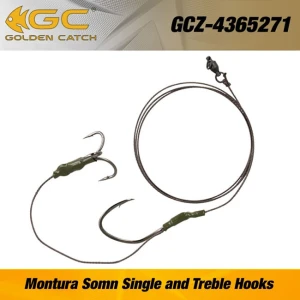 Montura Somn Golden Catch Single and Treble Hooks 6/0 Montura Somn Golden Catch Single and Treble Hooks 6/0