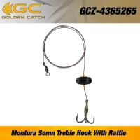 Montura Somn Golden Catch Treble Hook With Rattle 5/0
