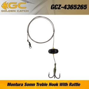 Montura Somn Golden Catch Treble Hook With Rattle 5/0 Montura Somn Golden Catch Treble Hook With Rattle 5/0