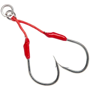 Montura Somn SAVAGE GEAR Bloody Assist Hook J Double Asymmetric, Nr.1/0, 2buc/pac Montura Somn SAVAGE GEAR Bloody Assist Hook J Double Asymmetric, Nr.1/0, 2buc/pac