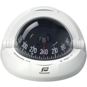 Busola PLASTIMO Offshore 115 Einbaukompass Shwarz Konish  WeiB, 1buc/pac