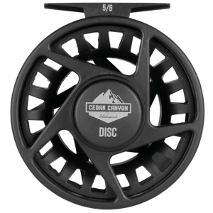Mulineta Shakespeare Cedar Canyon Disk Fly Reel, clasa 7/8