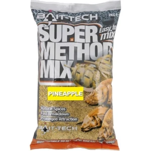 Groundbait BAIT-TECH Super Method Mix Pineapple, 2kg Groundbait BAIT-TECH Super Method Mix Pineapple, 2kg