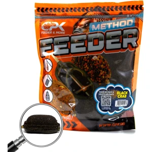 Groundbait CPK Method Feeder Faina De Peste Si Pelete Macinate, Black Crab, 900g Groundbait CPK Method Feeder Faina De Peste Si Pelete Macinate, Black Crab, 900g