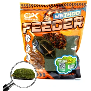 Groundbait CPK Method Feeder Faina De Peste Si Pelete Macinate, Green N Butyric, 900g Groundbait CPK Method Feeder Faina De Peste Si Pelete Macinate, Green N Butyric, 900g