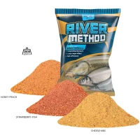 Nada Carp Zoom River Method Groundbait, Honey Peach, Light Orange, 2kg
