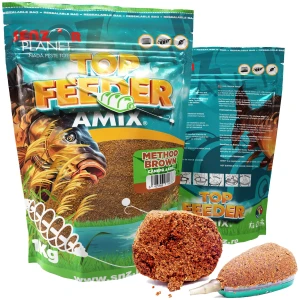 Nada SENZOR Top Method Feeder Amix Editie Limitata Brown, Canepa & Krill, 1kg Nada SENZOR Top Method Feeder Amix Editie Limitata Brown, Canepa & Krill, 1kg