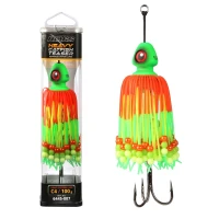 Teaser NEVIS Bullet Head, 100g, Portocaliu-Verde-Galben, 1buc/pac