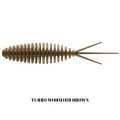 Grub LIBRA LURES Turbo Worm Mini, 35mm, 0.34g, Brown, 15buc/pac Grub LIBRA LURES Turbo Worm Mini, 35mm, 0.34g, Brown, 15buc/pac